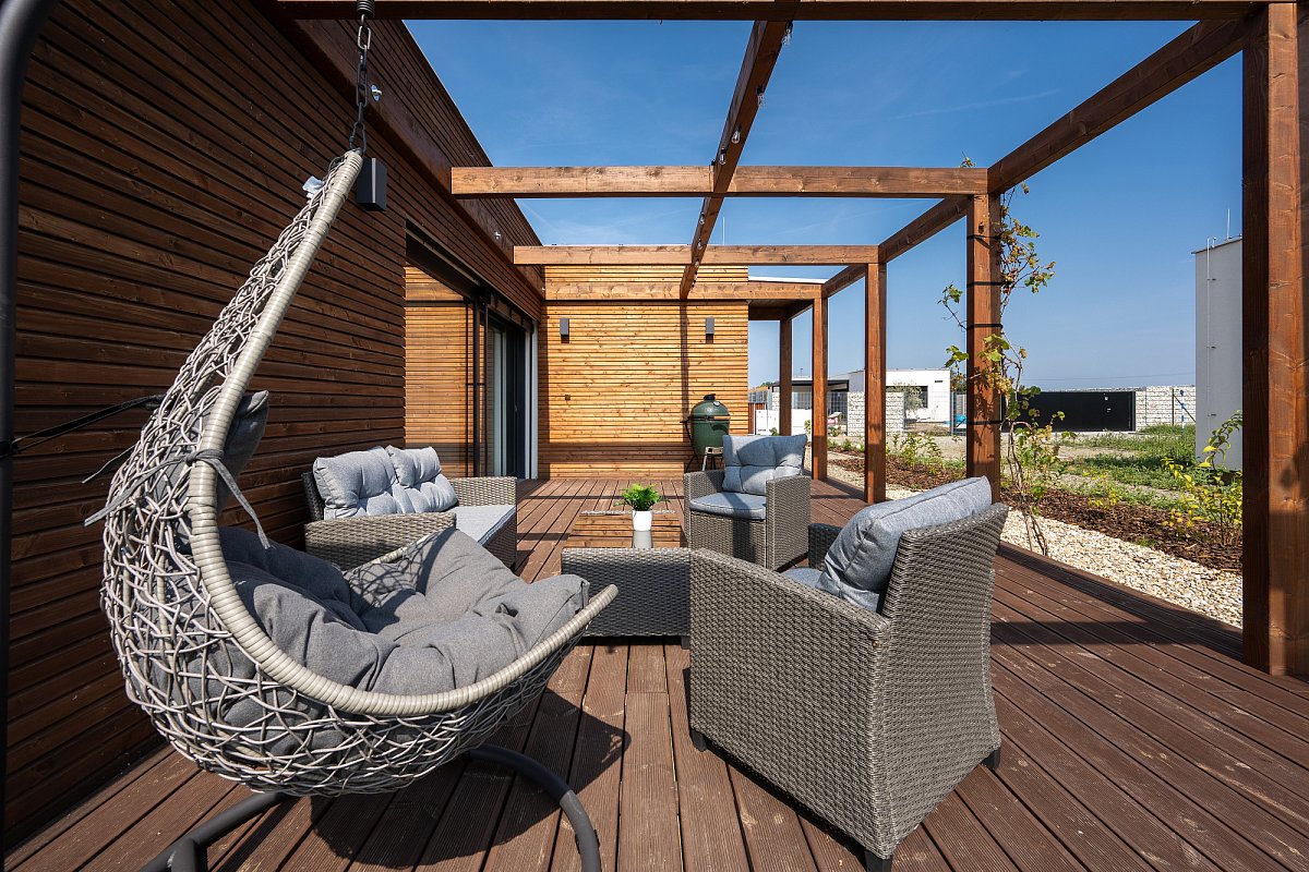 Promyšlené 3+kk s terasou a zahradou